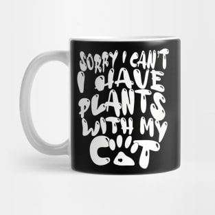 Cute Cat Plans - Funny Cat Lover Gift Idea Mug